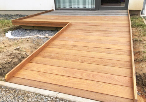 Agrandissement de terrasse et rampe d’accès pour personnes à mobilité réduite