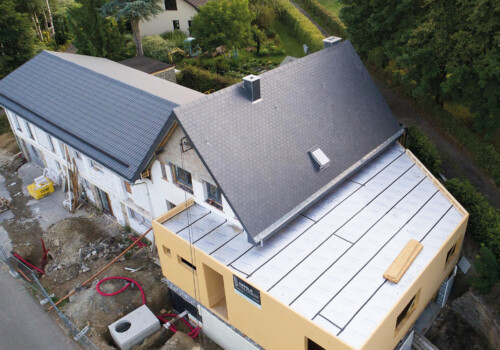 Ossature bois et toiture